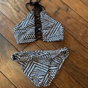 ROXY small halter top bikini
